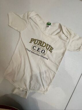 Purdue Boilermakers Baby Bodysuit 24M CEO Chief Executive Offspring